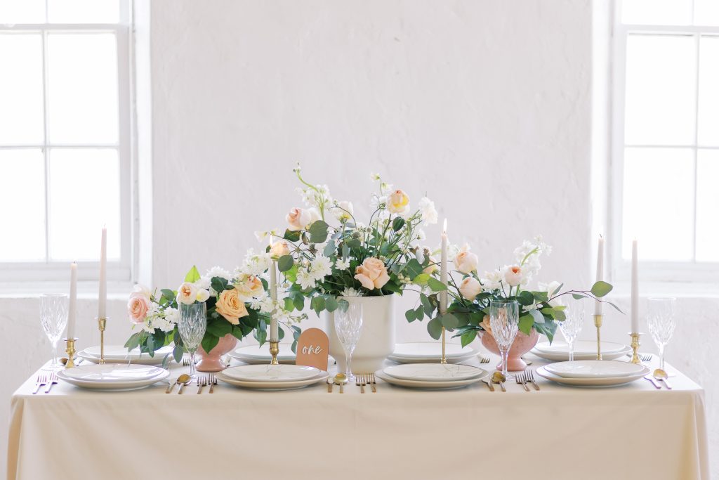 Wedding Reception Tablescape